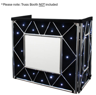 Truss Booth LED Starcloth Cool White 