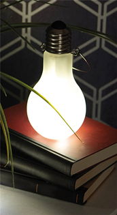 LED Battery Operated Glass Lamp - Choi 