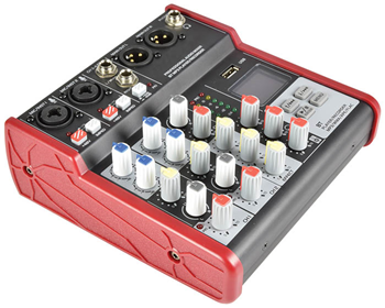 4 Channel Compact Mixer with USB &%2 