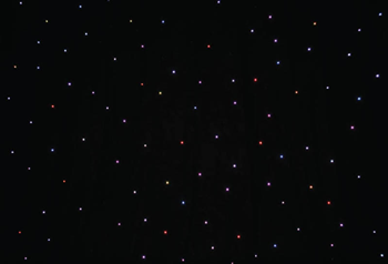 6 x 3m Tri LED Star Cloth 