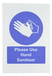 A4 Hand Sanitiser Safety Sign 300 x  