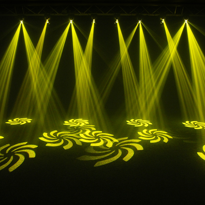 LED Barrel Gobo Effects Light LED Scanners Moving Heads