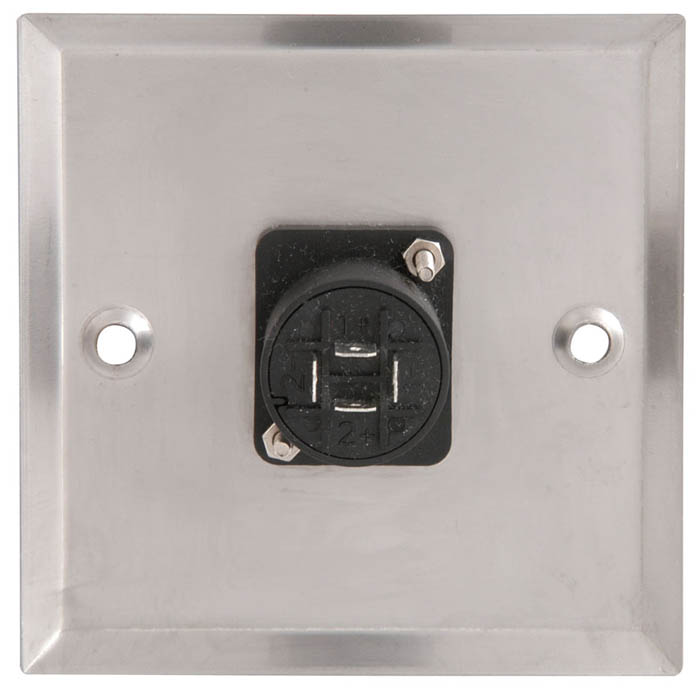 Speaker Socket Wall Connector Plate Single 4 Pole Connector Panels