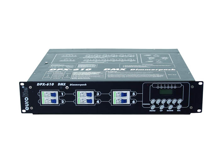 6 Channel Dimmer Pack DMX Dimmers Switches