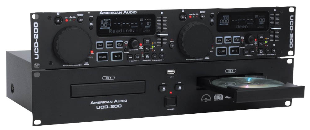 Resultado de imagem para American Audio UCD-200 MKII Professional Dual CD/USB Player