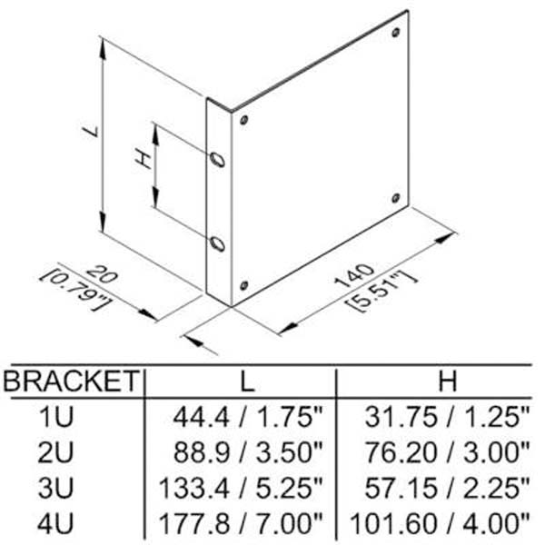 server rack sizes