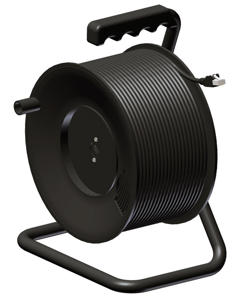 CAT5e Extension Cable on Reel 50 Metre Data PC connectors