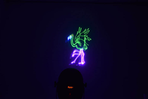 3D Animation Laser with LED Par Lights 