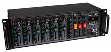 Rack Mount Mixer with Media Player,  