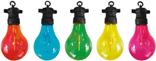 Party Lights with 10 Multi-Coloured Lamp 