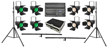 Professional Stage Lighting Kit with LED 