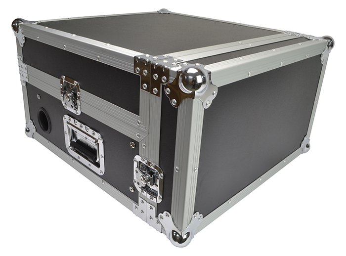 2U Mixer Case with Laptop Shelf - Mixer Flight Cases