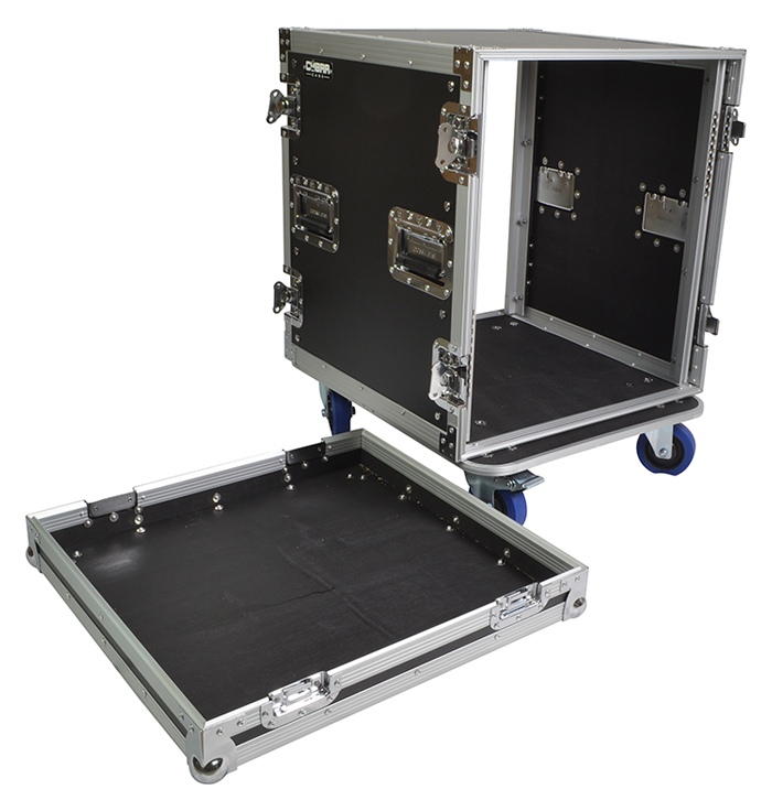 19 12U Rack Flight Case 520mm - Flight Cases