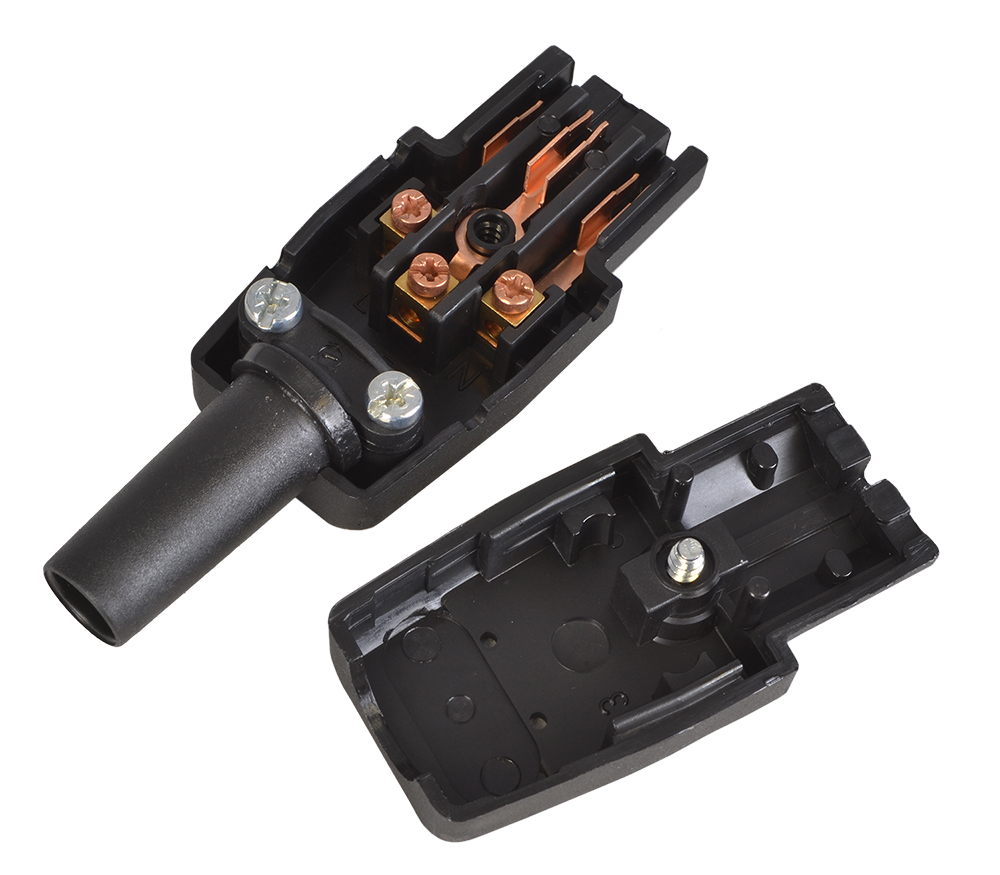 IEC InLine Female Plug Kettle Plug With Easy Internal Screw connectors ...