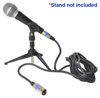 Vocal Microphone Dynamic , Metal Body With Switch - Supplied With Cable