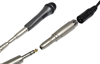 Adapter XLR Female to 6.35mm-1/4