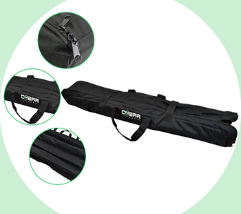 Mic Stand Bag for Four Stands - Simple Easy Roll up Design