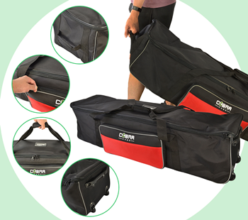 Stand & Drum Hardware Trolley Bag 1120 x 330 x 280mm