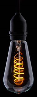 Funky Spiral Filament LED Lamp 4W E27% 