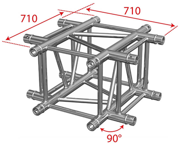 Contestage Quatro290 50mm Truss 4 Way  