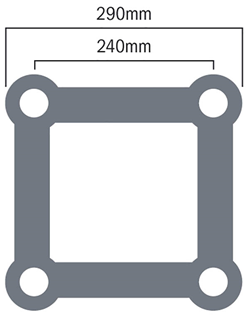 Global Truss F34 PL 162 Degree Corner% 