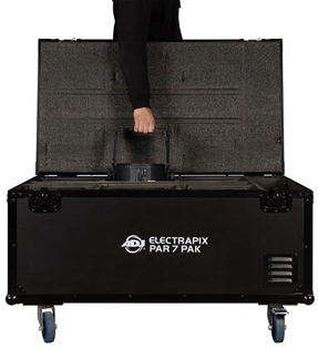 Outdoor IP65 ElectraPix Par 7 Pack wit 