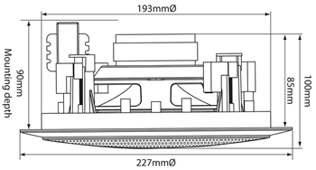 Ceiling Speakers 100V Line in Choice o 