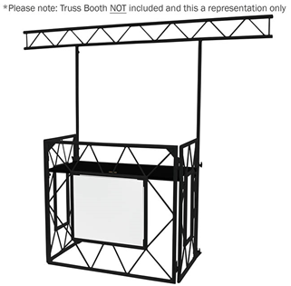 Overhead Kit for Truss DJ Booth Black 