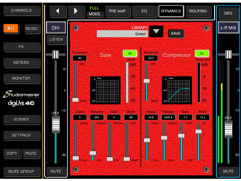 4 Channel Compact Digital Mixer 