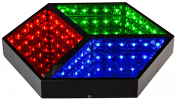 Hexagon 3D LED Effect Light with RGB%2 