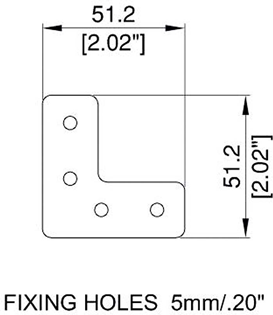 Large - L - Metal Corner Joiner for% 