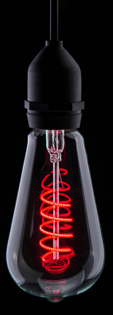 Funky Spiral Filament LED Lamp 4W E27% 