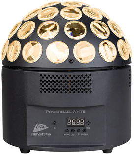 Powerball White Mirror Ball LED Effect%2 
