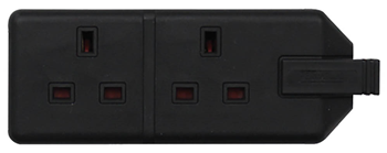 13A Heavy Duty Mains Socket 2 Gang 