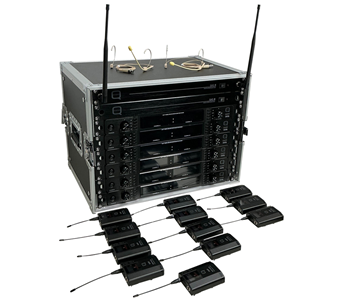 12 Way Wireless Microphone Set with Be 