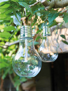 LED Solar Filament Glass Bulb 
