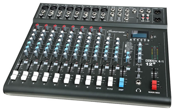 12 Channel PA Mixer with Effects &%2 
