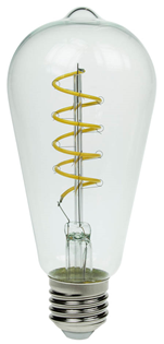 Funky Spiral Filament LED Lamp 4W E27% 