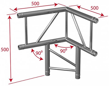 Contestage 50mm Ladder Truss 3 Way Ver 