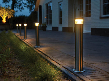 Tall LED Garden Post Light 12V 500x118 