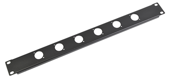 1U XLR Socket Panel D Type - Availab 