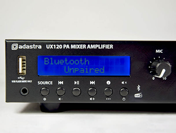 100V Mixer-Amplifier with USB, Bluetooth 