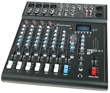 8 Channel PA Mixer with Effects &  