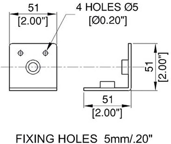 INTERNAL CORNER BRACKET (M10) 