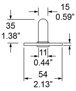 Socket for Plug in Caster 