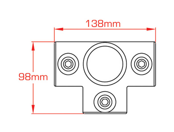 PIPECLAMP SIDE OUTLET TEE 