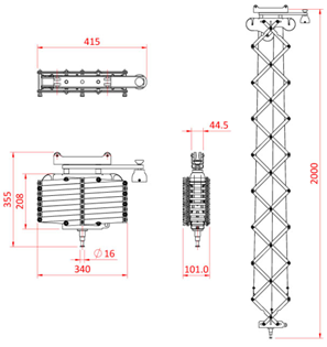 Lightweight Pantograph 3 Spring - Choice 