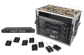 8 Way Wireless Microphone Set with Bel 