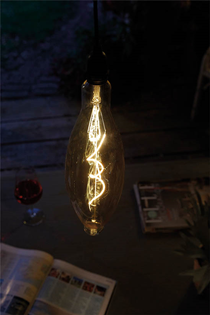 Battery Powered Pendulum Hanging Light w 