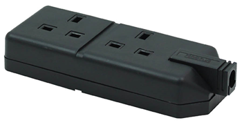 13A Heavy Duty Mains Socket 2 Gang 